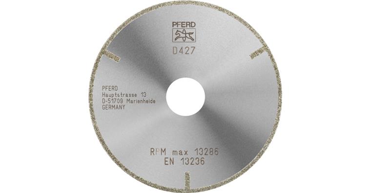 1001436872 diamond cutting blade D1A1R 115x2.0x22.23 mm D427 with protective segment for GRP