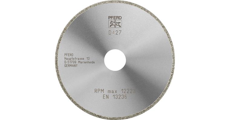 1001436873 diamond cutting blade D1A1R 125x2.0x22.23 mm D427 coating for GRP/CFRP