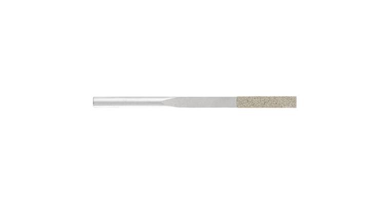 1001435514 diamond file for hand file device flat conical 3.3x1.0x55 mm shaft 3 mm