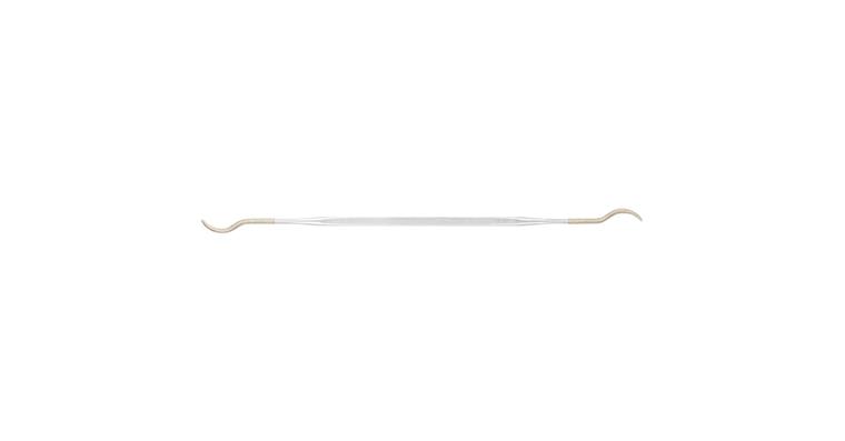 1001425562 diamond fluted file bird's tongue curved 150mm D91 fine
