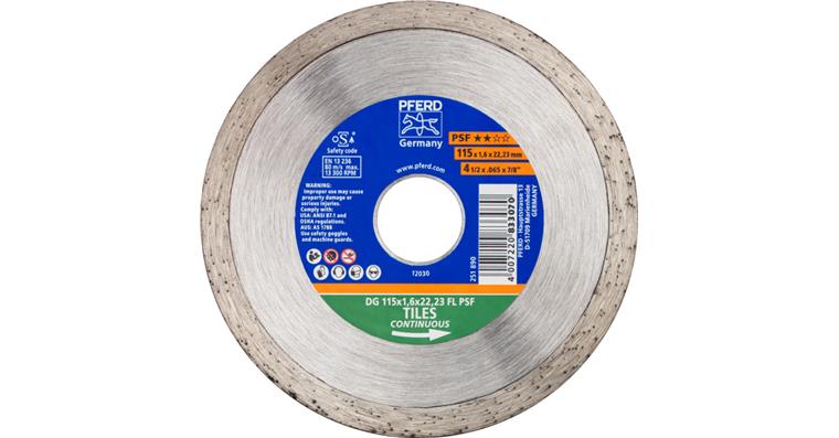 1001447018 diamond cutting blade DG FL 115x1.6x22.23 mm PSF version FL ZA