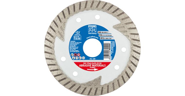 1001436845 diamond cutting blade DG 115x2.2x22.23 mm SG for cutting stone concrete