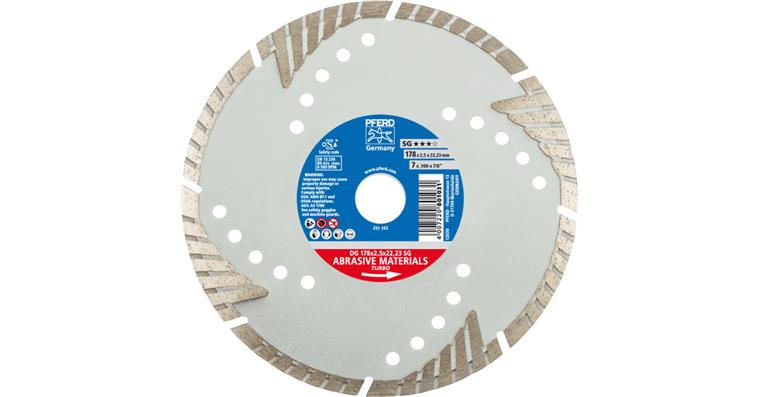 1001436847 diamond cutting blade DG 178x2.5x22.23 mm SG for cutting stone concrete