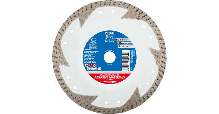 1001436848 diamond cutting blade DG 230x2.8x22.23 mm SG for cutting stone concrete