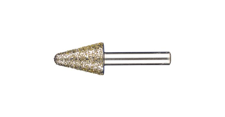 1001438179 diamond mounted point cone 20x30x8 mm D852 for grinding gray cast iron