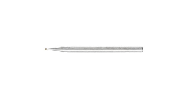 1001427588 diamond mounted point ball diameter 1.0 mm shank 3 mm D126 medium