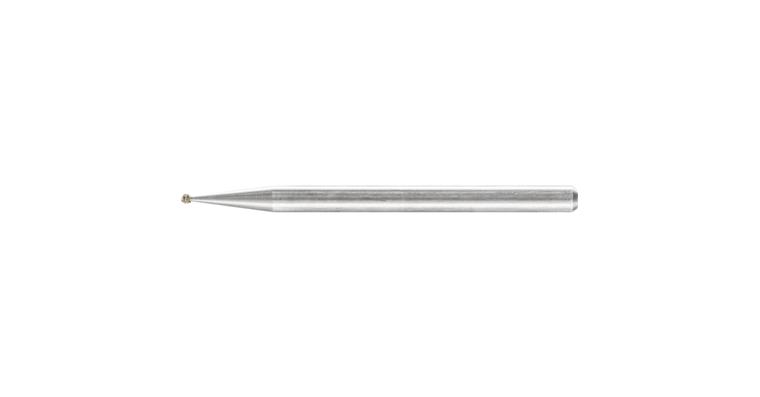 1001427589 diamond mounted point ball diameter 1.0 mm shank 3 mm D181 coarse