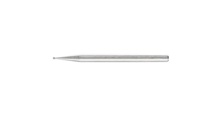 1001427586 diamond mounted point ball diameter 1.0 mm shank 3 mm D64 fine