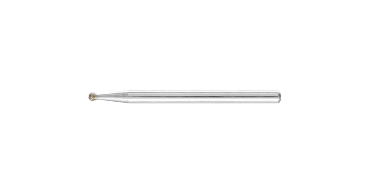 1001427593 diamond mounted point ball diameter 2.0 mm shank 3 mm D181 coarse