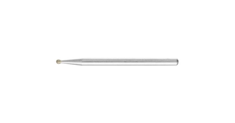 1001427590 diamond mounted point ball diameter 2.0 mm shank 3 mm D64 fine