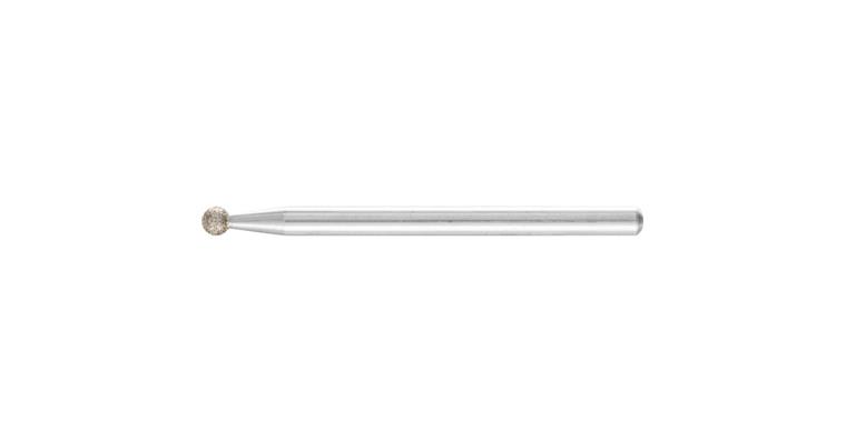 1001427596 diamond mounted point ball diameter 3.0 mm shank 3 mm D126 medium
