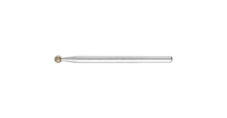 1001427597 diamond mounted point ball diameter 3.0 mm shank 3 mm D181 coarse