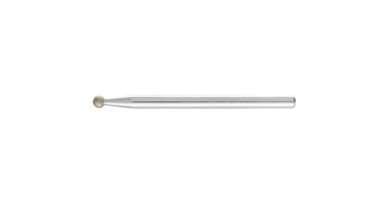 1001427594 diamond mounted point ball diameter 3.0 mm shank 3 mm D64 fine