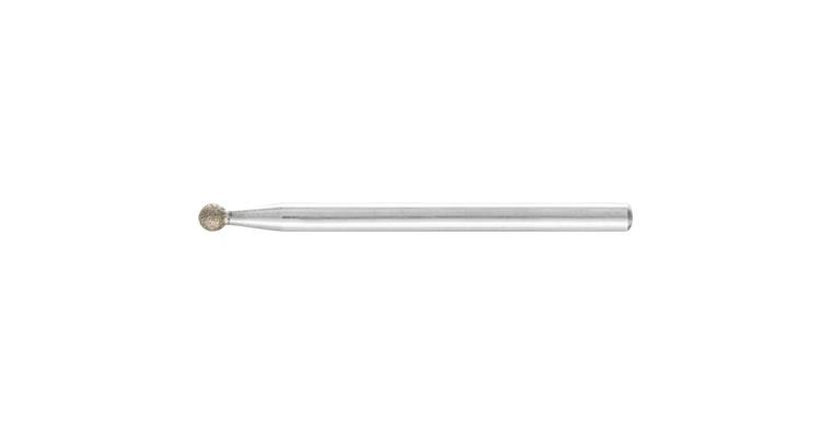 1001427595 diamond mounted point ball diameter 3.0 mm shank 3 mm D91 fine