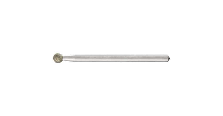 1001427598 diamond mounted point ball diameter 4.0 mm shank 3 mm D91 fine
