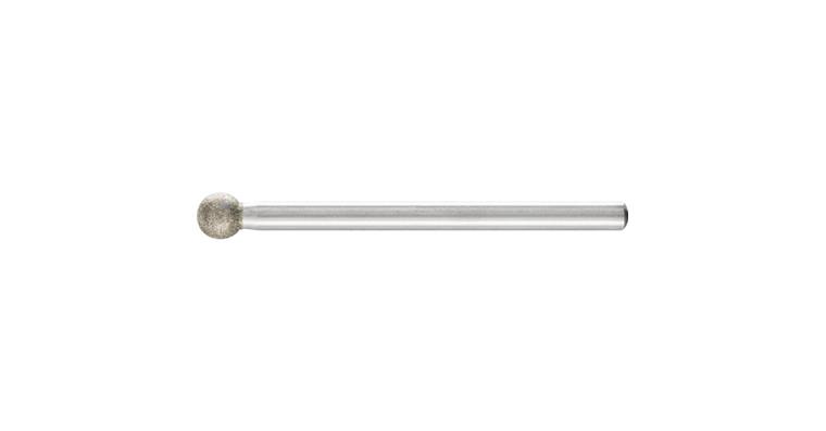 1001427601 diamond mounted point ball diameter 5.0 mm shank 3 mm D91 fine
