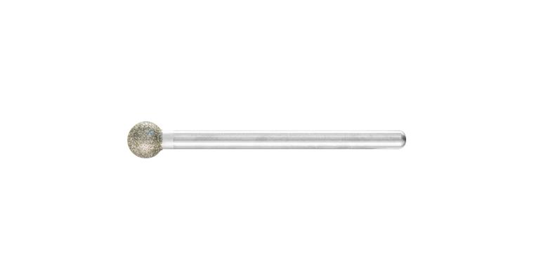 1001427605 diamond mounted point ball diameter 6.0 mm shank 3 mm D126 medium