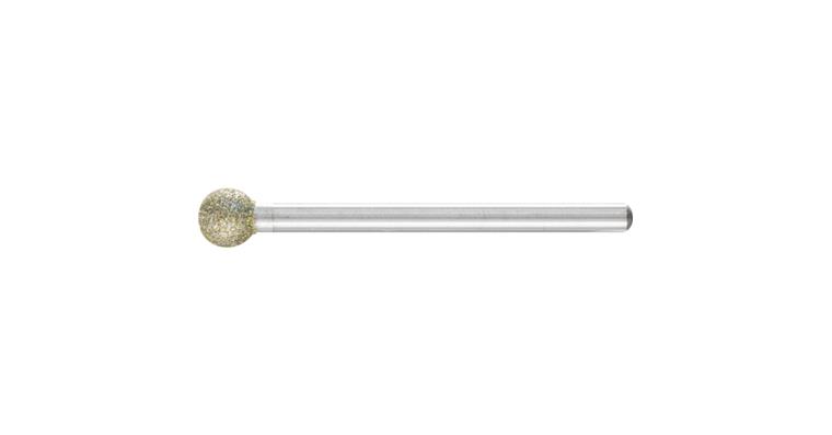 1001427606 diamond mounted point ball diameter 6.0 mm shank 3 mm D181 coarse