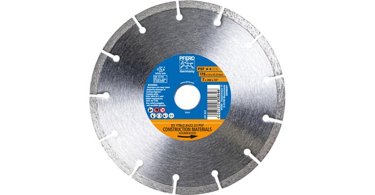 1001447016 diamond cutting blade DS 178x2.0x22.23 mm PSF fast cutting of stone