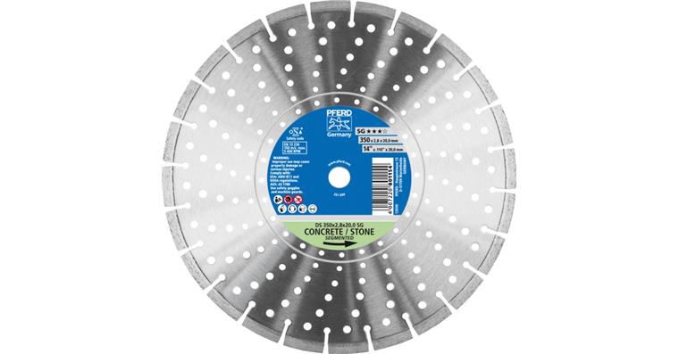 1001436857 diamond cutting blade DS 350x2.8x20.0 mm SG for fast cutting of stone