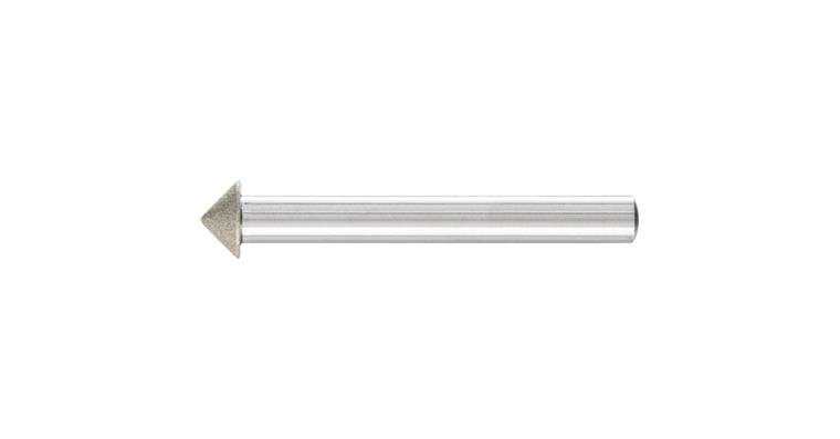 1001436451 diamond mounted point taper diameter 10x90 degrees shank 6mm D64 fine