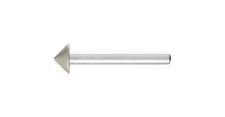 1001436455 diamond mounted point taper diameter 15x90 degrees shank 6mm D64 fine