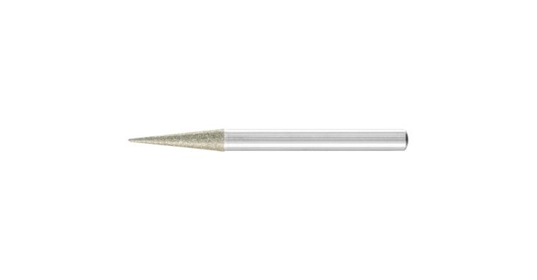 1001437571 diamond mounted point taper diameter 6x12 degree shank 6 mm D126
