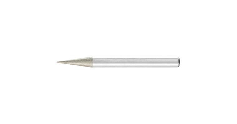 1001427640 diamond mounted point taper diameter 6x15 degree shank 6 mm D64 fine