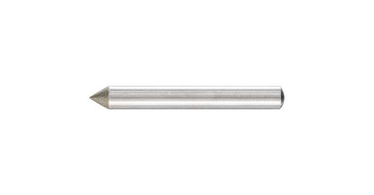 1001427643 diamond mounted point taper diameter 6x60 degree shank 6 mm D64 fine