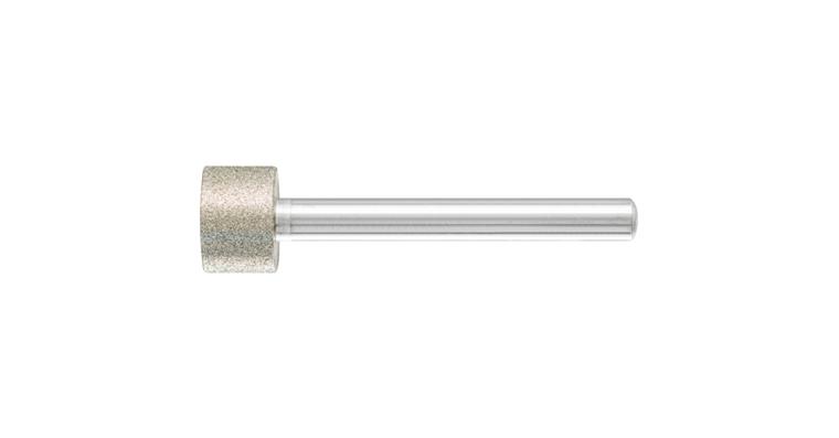 1044385132 diamond mounted point cylinder diameter 15 mm shank 6 mm D126 medium