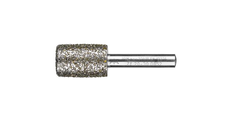 1001438165 diamond mounted point cylinder diameter 20.0mm shank 8mm D852 very coarse