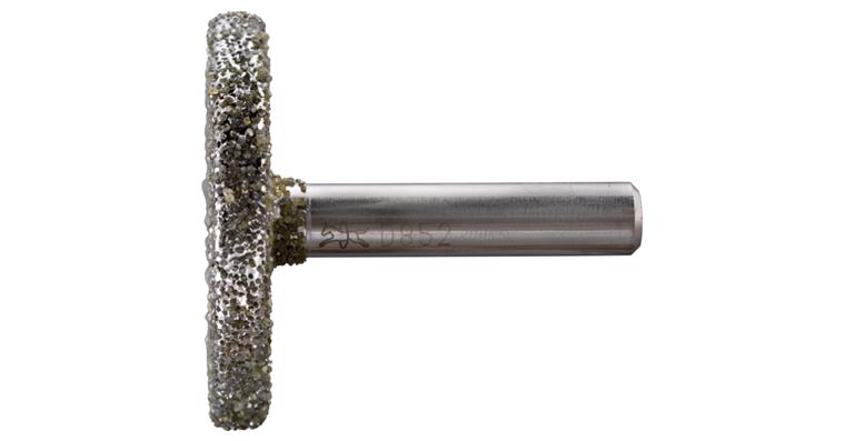 1001446819 diamond mounted point cylindrical shape 45x6.5x8 mm D852 Grinding of gray cast iron