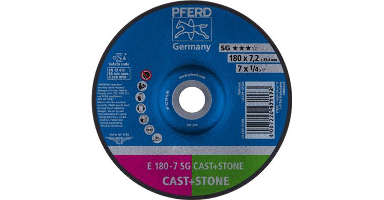 1001429221 grinding disc E 180x7.2x22.23 mm performance line SG CAST STONE for cast iron