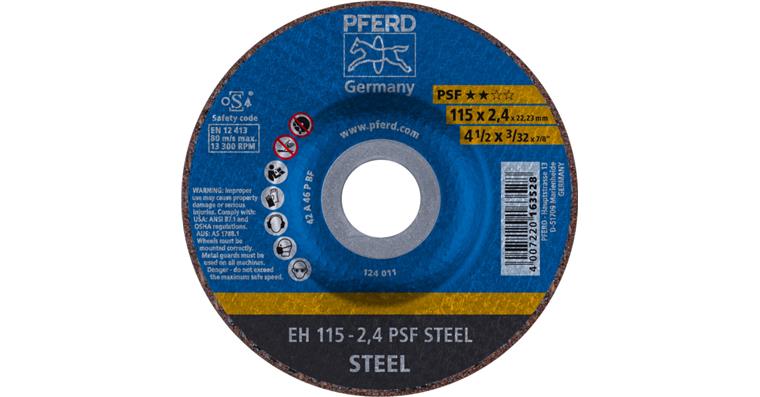 1044806107 cut-off wheel EH 115x2.4x22.23 mm cranked universal line PSF STEEL