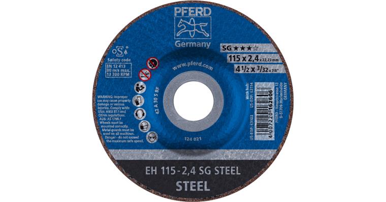 1044807107 cut-off wheel EH 115x2.4x22.23 mm cranked performance line SG STEEL