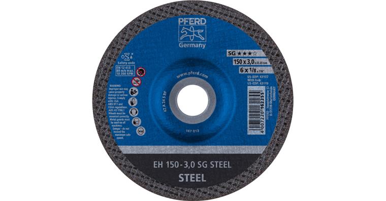 1001429059 cut-off wheel EH 150x3.0x22.23 mm cranked performance line SG STEEL