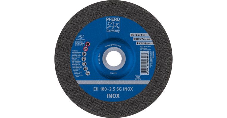 1001440541 cut-off wheel EH 180x2.4x22.23 mm cranked performance line SG INOX stainless steel