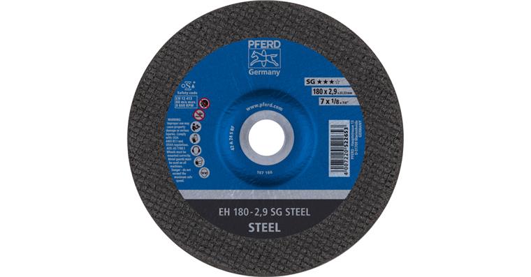 1001433965 cut-off wheel EH 180x2.9x22.23 mm cranked performance line SG STEEL