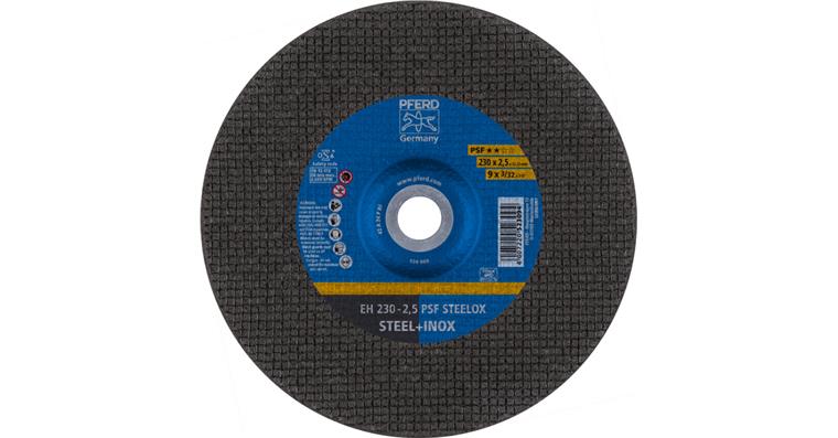 1001433980 cut-off wheel EH 230x2.5x22.23 mm cranked universal line PSF STEELOX steel