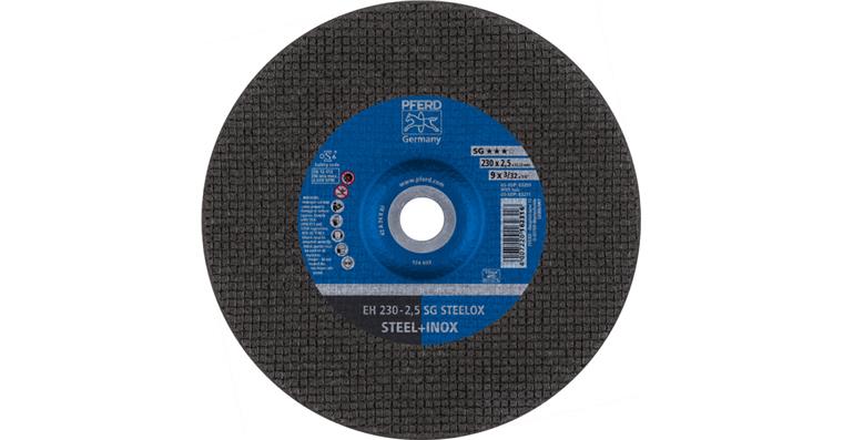 1001429065 cut-off wheel EH 230x2.5x22.23 mm cranked performance line SG STEELOX steel