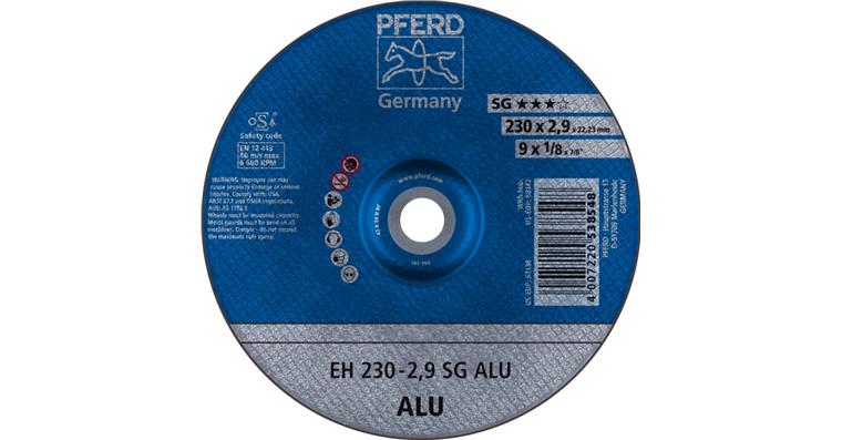 1001433715 cut-off wheel EH 230x2.9x22.23 mm cranked performance line SG ALU for aluminum