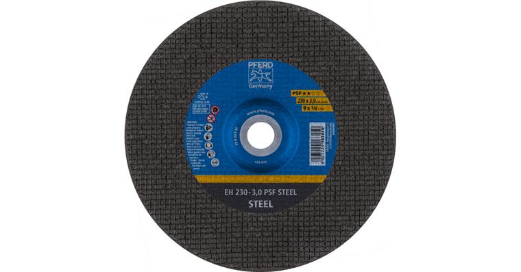 1001429110 cut-off wheel EH 230x3.0x22.23 mm cranked universal line PSF STEEL