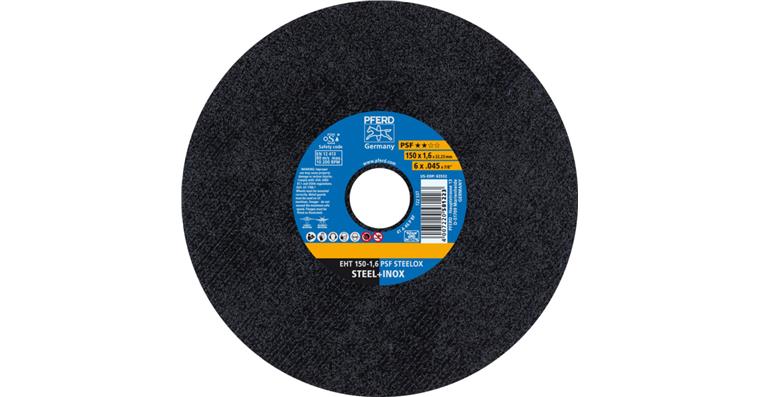 1001434943 cut-off wheel EHT 150x1.6x22.23 mm straight universal line PSF STEELOX steel