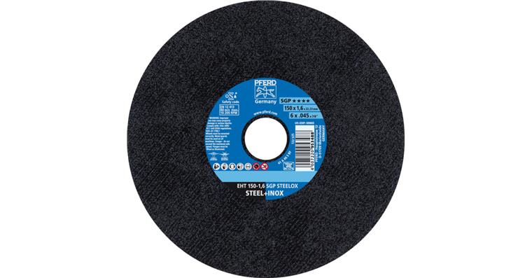 1001440574 cut-off wheel EHT 150x1.6x22.23mm straight special line SGP STEELOX for steel