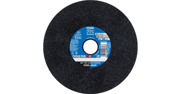1001440576 cut-off wheel EHT 150x2.0x22.23 mm straight performance line SG STEELOX steel