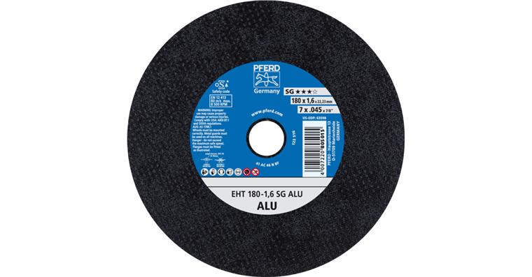 1001436734 cut-off wheel EHT 180x1.6x22.23 mm straight performance line SG ALU for aluminum