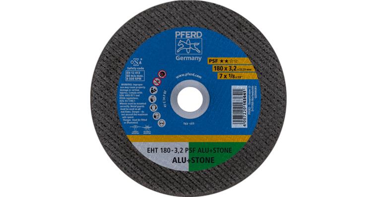 1001429119 cut-off wheel EHT 180x3.2x22.23 mm straight line PSF ALU STONE for aluminum stone