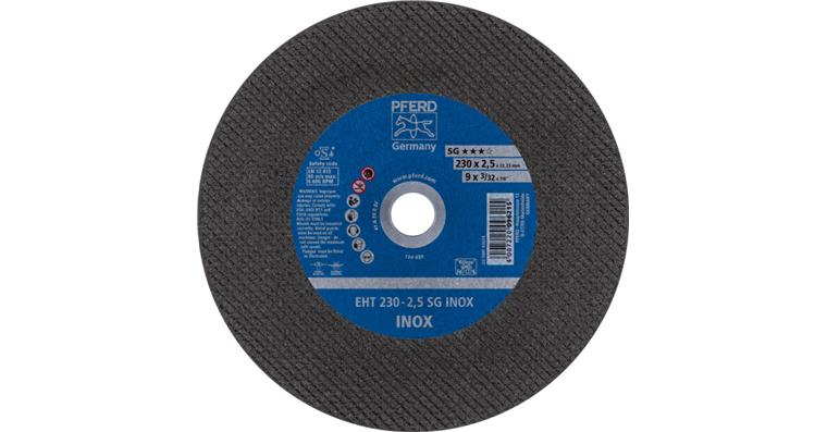 1001440550 cut-off wheel EHT 230x2.5x22.23 mm straight performance line SG INOX stainless steel
