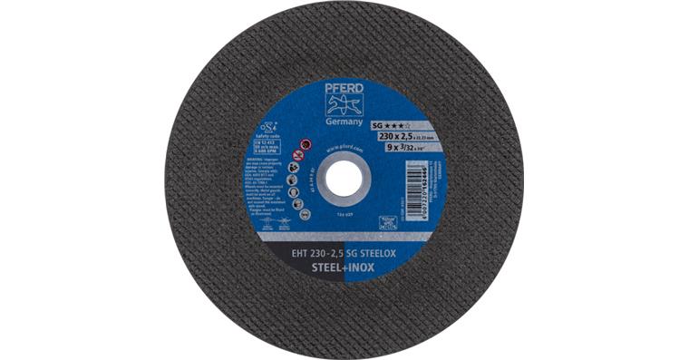 1044832112 cut-off wheel EHT 230x2.5x22.23 mm straight performance line SG STEELOX steel