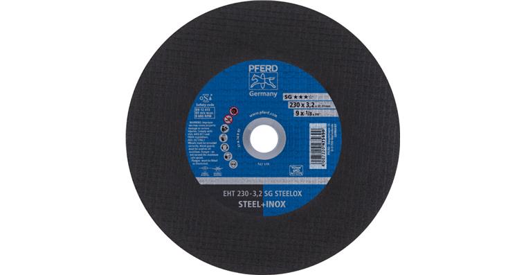 1001433405 cut-off wheel EHT 230x3.2x22.23 mm straight performance line SG STEELOX steel